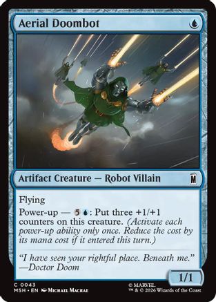 Aerial Doombot (MSH-043) - Marvel Super Heroes Foil