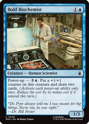 Bold Biochemist (MSH-048) - Marvel Super Heroes Foil