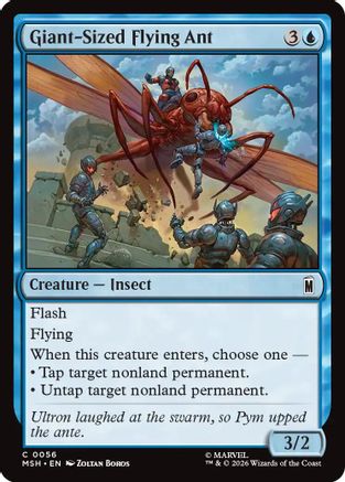 Giant-Sized Flying Ant (MSH-056) - Marvel Super Heroes