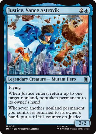 Justice, Vance Astrovik (MSH-061) - Marvel Super Heroes