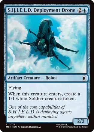 S.H.I.E.L.D. Deployment Drone (MSH-073) - Marvel Super Heroes Foil