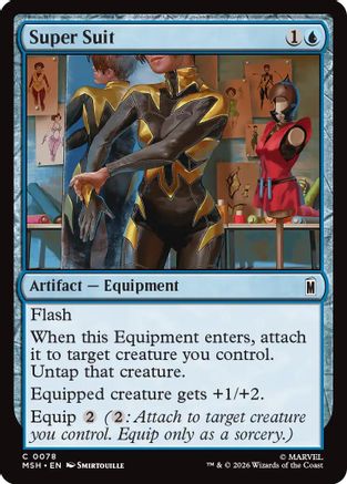 Super Suit (MSH-078) - Marvel Super Heroes Foil