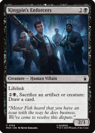 Kingpin's Enforcers (MSH-102) - Marvel Super Heroes Foil