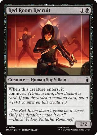 Red Room Recruit (MSH-110) - Marvel Super Heroes Foil