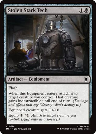 Stolen Stark Tech (MSH-114) - Marvel Super Heroes Foil