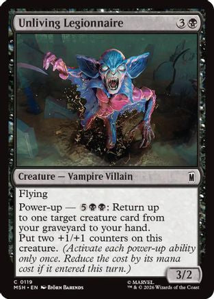 Unliving Legionnaire (MSH-119) - Marvel Super Heroes Foil