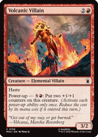 Volcanic Villain (MSH-159) - Marvel Super Heroes