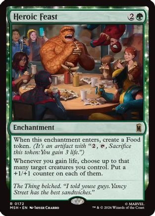 Heroic Feast (MSH-172) - Marvel Super Heroes