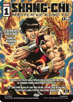 Shang-Chi, Master of Kung Fu (Borderless) (0396) (MSH-396) - Marvel Super Heroes Foil
