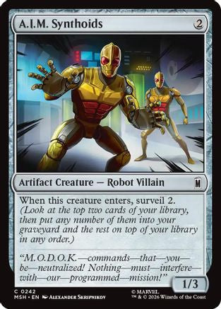 A.I.M. Synthoids (MSH-242) - Marvel Super Heroes