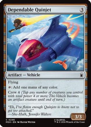 Dependable Quinjet (MSH-246) - Marvel Super Heroes