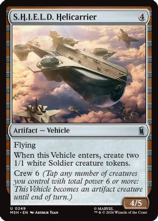 S.H.I.E.L.D. Helicarrier (MSH-249) - Marvel Super Heroes Foil