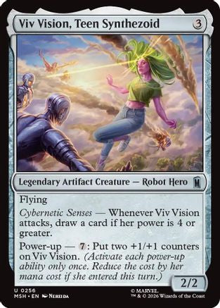 Viv Vision, Teen Synthezoid (MSH-256) - Marvel Super Heroes