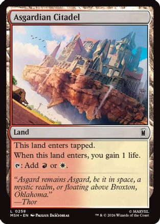 Asgardian Citadel (MSH-258) - Marvel Super Heroes Foil