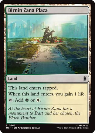 Birnin Zana Plaza (MSH-262) - Marvel Super Heroes Foil