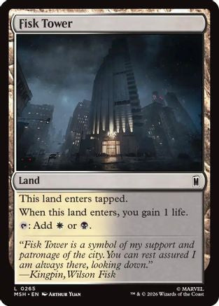 Fisk Tower (MSH-265) - Marvel Super Heroes Foil