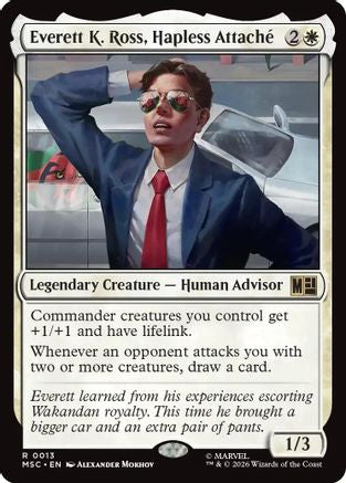 Everett K. Ross, Hapless Attache (MSC-013) - Commander: Marvel Super Heroes