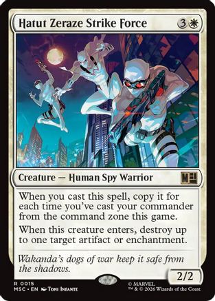 Hatut Zeraze Strike Force (MSC-015) - Commander: Marvel Super Heroes