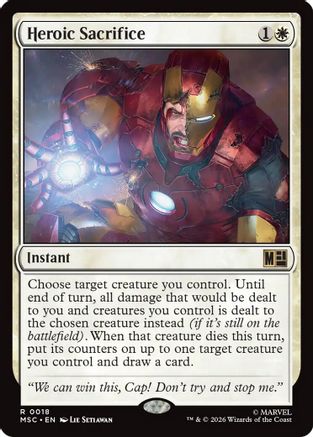 Heroic Sacrifice (MSC-018) - Commander: Marvel Super Heroes