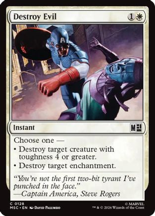 Destroy Evil (MSC-128) - Commander: Marvel Super Heroes
