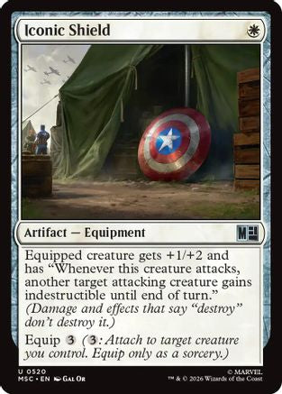 Iconic Shield (MSC-520) - Commander: Marvel Super Heroes
