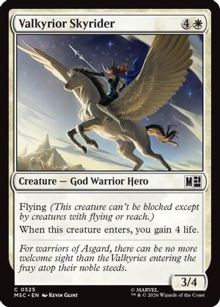 Valkyrior Skyrider (MSC-525) - Commander: Marvel Super Heroes Foil