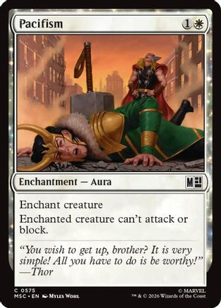 Pacifism (MSC-575) - Commander: Marvel Super Heroes Foil