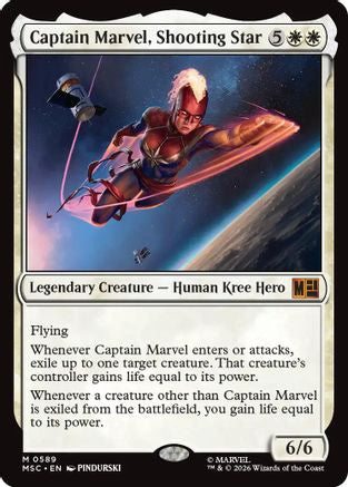 Captain Marvel, Shooting Star (MSC-589) - Commander: Marvel Super Heroes Foil