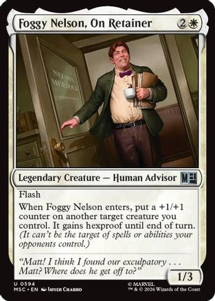 Foggy Nelson, On Retainer (MSC-594) - Commander: Marvel Super Heroes
