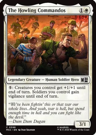 The Howling Commandos (MSC-598) - Commander: Marvel Super Heroes