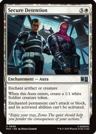 Secure Detention (MSC-608) - Commander: Marvel Super Heroes