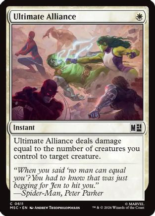 Ultimate Alliance (MSC-611) - Commander: Marvel Super Heroes Foil