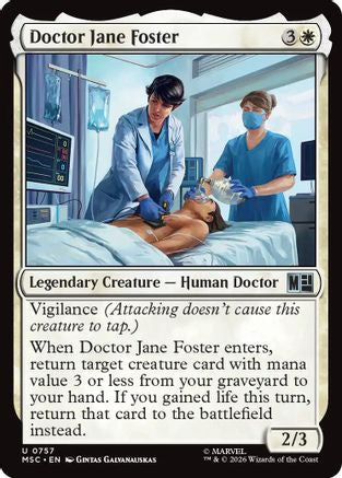 Doctor Jane Foster (MSC-757) - Commander: Marvel Super Heroes Foil