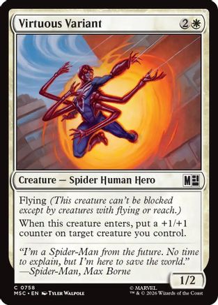 Virtuous Variant (MSC-758) - Commander: Marvel Super Heroes