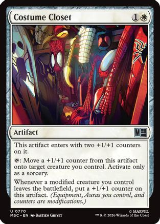 Costume Closet (MSC-770) - Commander: Marvel Super Heroes Foil