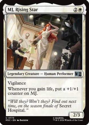 MJ, Rising Star (MSC-773) - Commander: Marvel Super Heroes Foil