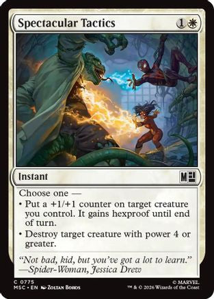 Spectacular Tactics (MSC-775) - Commander: Marvel Super Heroes