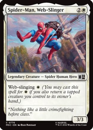Spider-Man, Web-Slinger (MSC-776) - Commander: Marvel Super Heroes