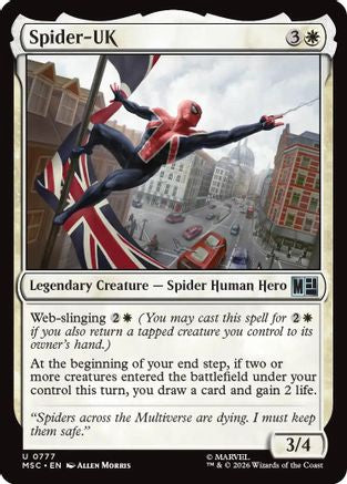 Spider-UK (MSC-777) - Commander: Marvel Super Heroes
