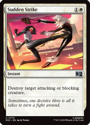 Sudden Strike (MSC-779) - Commander: Marvel Super Heroes Foil