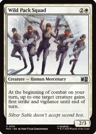 Wild Pack Squad (MSC-781) - Commander: Marvel Super Heroes Foil