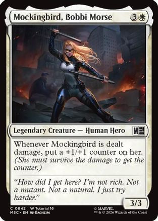 Mockingbird, Bobbi Morse (0842) (MSC-842) - Commander: Marvel Super Heroes