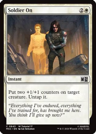 Soldier On (0843) (MSC-843) - Commander: Marvel Super Heroes