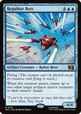 Repulsor Bots (MSC-532) - Commander: Marvel Super Heroes Foil