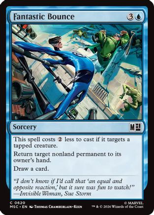 Fantastic Bounce (MSC-620) - Commander: Marvel Super Heroes