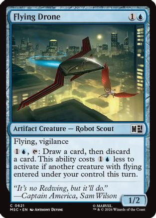 Flying Drone (MSC-621) - Commander: Marvel Super Heroes Foil