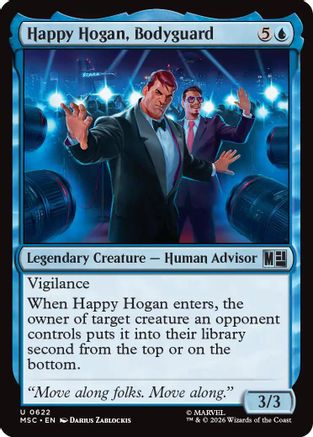 Happy Hogan, Bodyguard (MSC-622) - Commander: Marvel Super Heroes