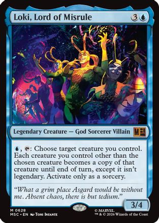 Loki, Lord of Misrule (MSC-628) - Commander: Marvel Super Heroes