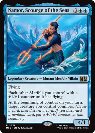Namor, Scourge of the Seas (MSC-631) - Commander: Marvel Super Heroes Foil