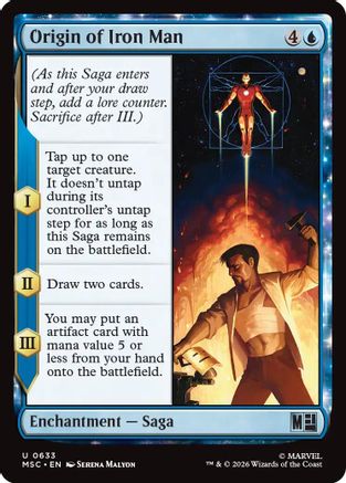 Origin of Iron Man (MSC-633) - Commander: Marvel Super Heroes